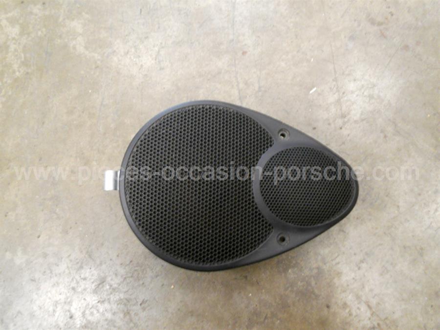 Haut-parleur noir satin Porsche